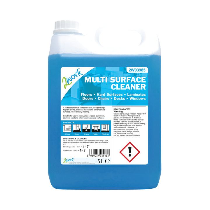 2Work Multi Surface Cleaner Concentrate 5 Litre