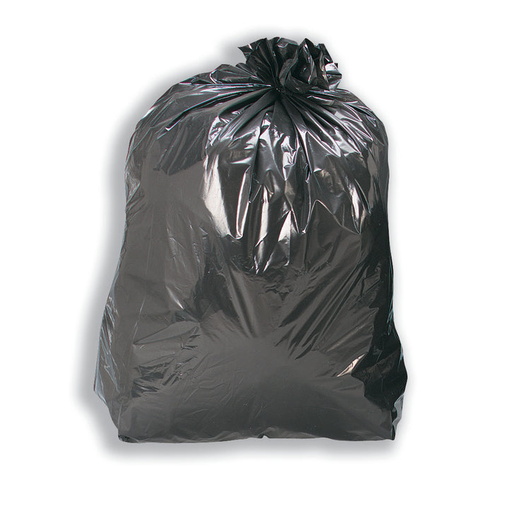 5 Star Facilities Bin Liners Medium/Heavy Duty 110 Litre Capacity Black (Pack of 200)