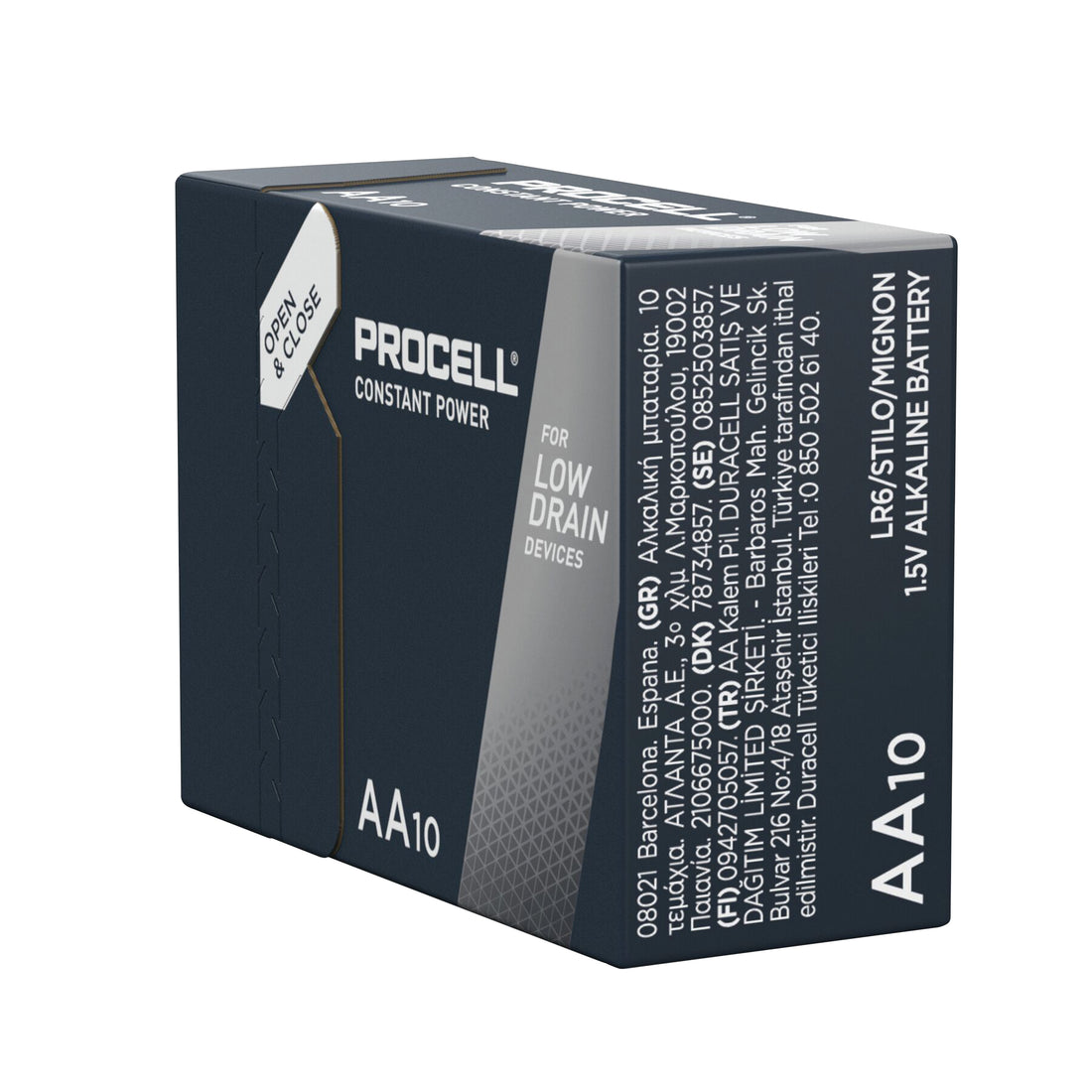 Duracell Procell Constant AA Alkaline Batteries (Pack 10) - 9887885