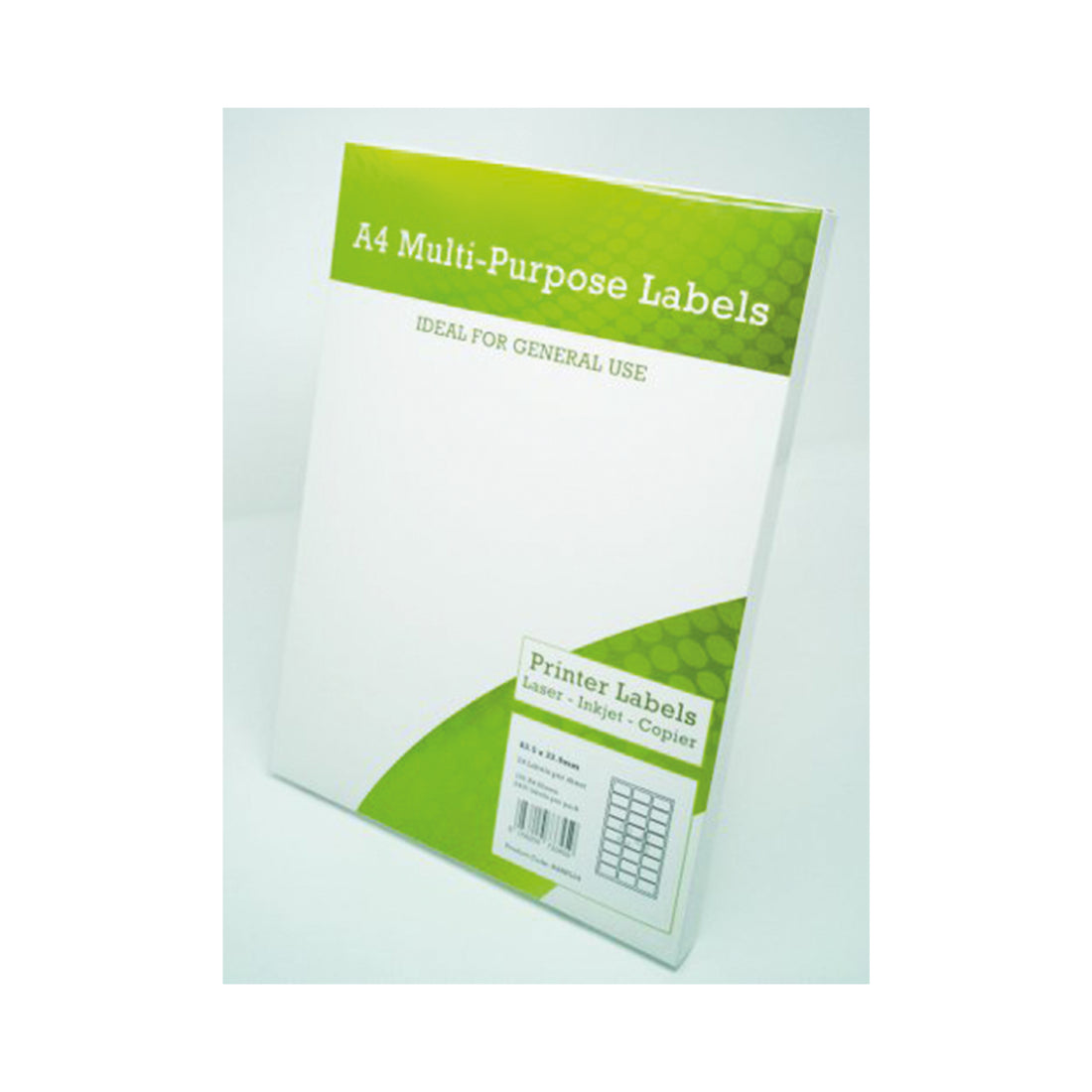 Alpa-Cartridge A4 Multipurpose Labels 24 Per Sheet 64 x 33.9mm (White) Pk of 100