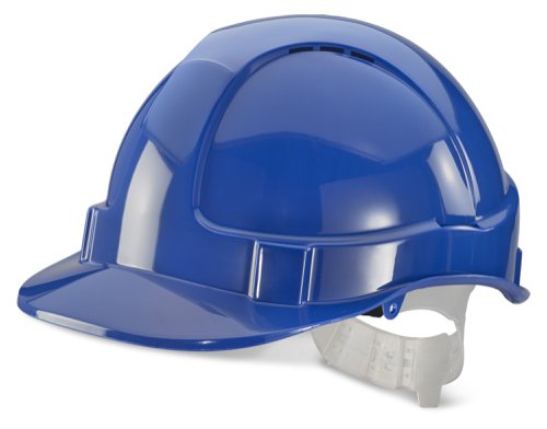 Beeswift Economy Vented Safety Helmet - Blue